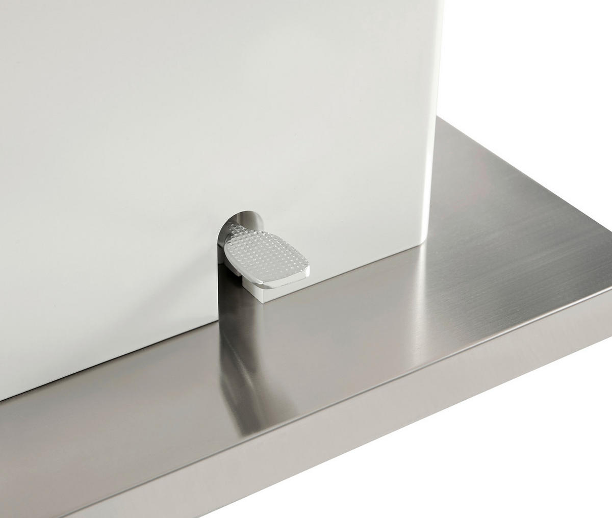 COUCHTISCH 130/70/49,5-77,5 cm rechteckig Weiß, Eichefarben  - Eichefarben/Weiß, Design, Holzwerkstoff/Metall (130/70/49,5-77,5cm) - Livetastic