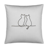 PREVLEKA ZA BLAZINO   40/40 cm       - antracit, Konvencionalno, tekstil (40/40cm) - Elegante