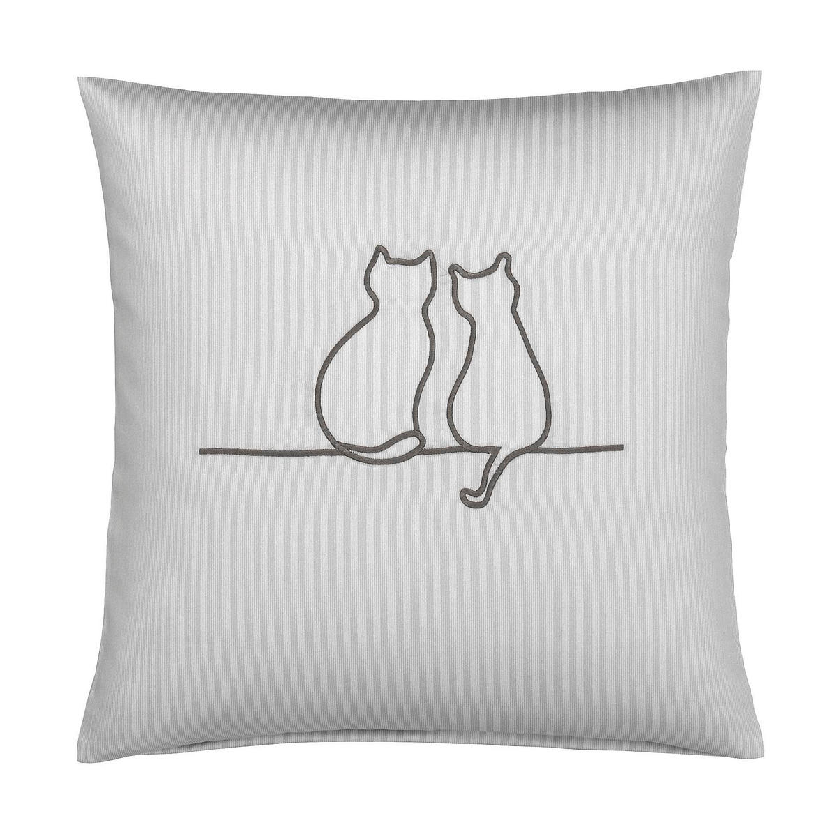 PREVLEKA ZA BLAZINO   40/40 cm       - antracit, Konvencionalno, tekstil (40/40cm) - Elegante