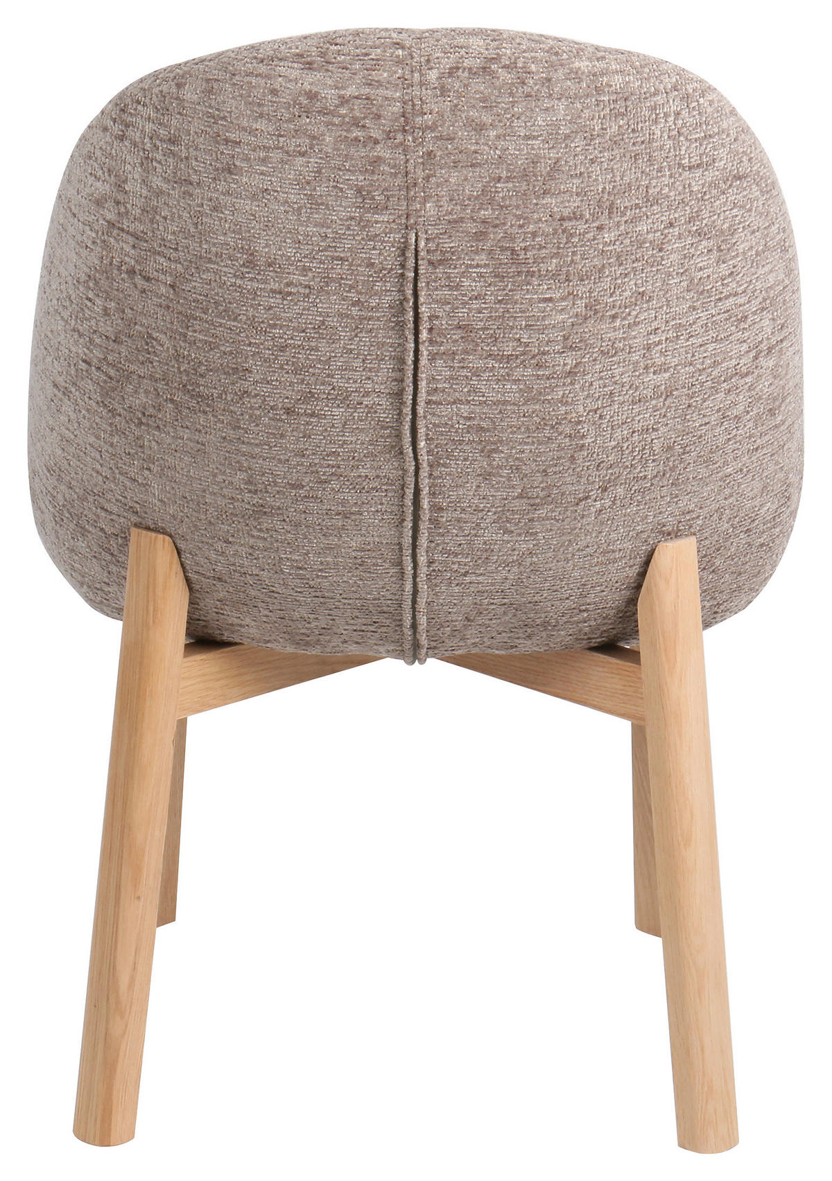 ARMLEHNSTUHL - Braun/Naturfarben, MODERN, Holz/Textil (58/82/60cm) - MID.YOU