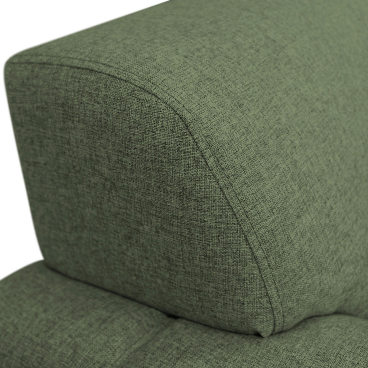 CloseUp von Livetastic ECKSOFA Grün Flachgewebe.