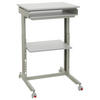 SCHREIBTISCH  in Grau  - Grau, Basics, Holzwerkstoff/Kunststoff (60/71,5-107,5/50cm) - MID.YOU