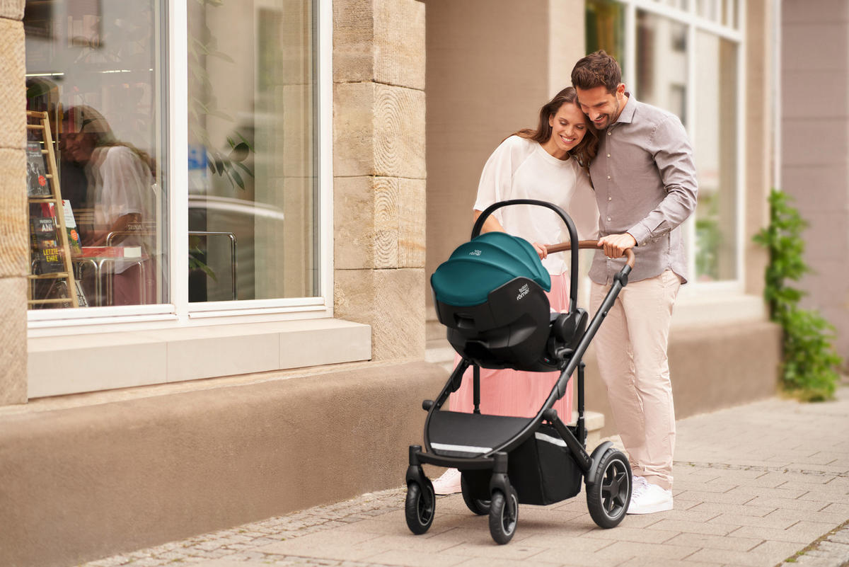 KINDERWAGEN Smile 5Z  - Schwarz/Grün, Basics, Textil/Metall (57/112/97,7cm) - Britax Römer