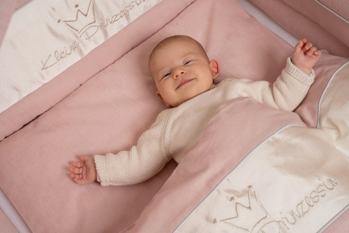 BABYBETTWÄSCHE 100/135 cm  - Rosa, Basics, Textil (100/135cm) - Bebe's Collection