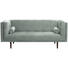SOFA in Textil Hellblau - Dunkelbraun/Hellblau, Design, Holz/Textil (200/80/87cm) - Carryhome SOFA in Textil Hellblau - Dunkelbraun/Hellblau, Design, Holz/Textil (200/80/87cm) - Carryhome