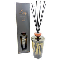 DIŠAVA ZA PROSTOR  - črna/prozorno, Basics, steklo/les (800ml)