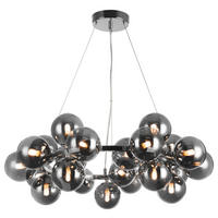 PENDELLEUCHTE 69/23,8 cm  - Chromfarben, Trend, Glas/Metall (69/23,8cm) - MAYTONI