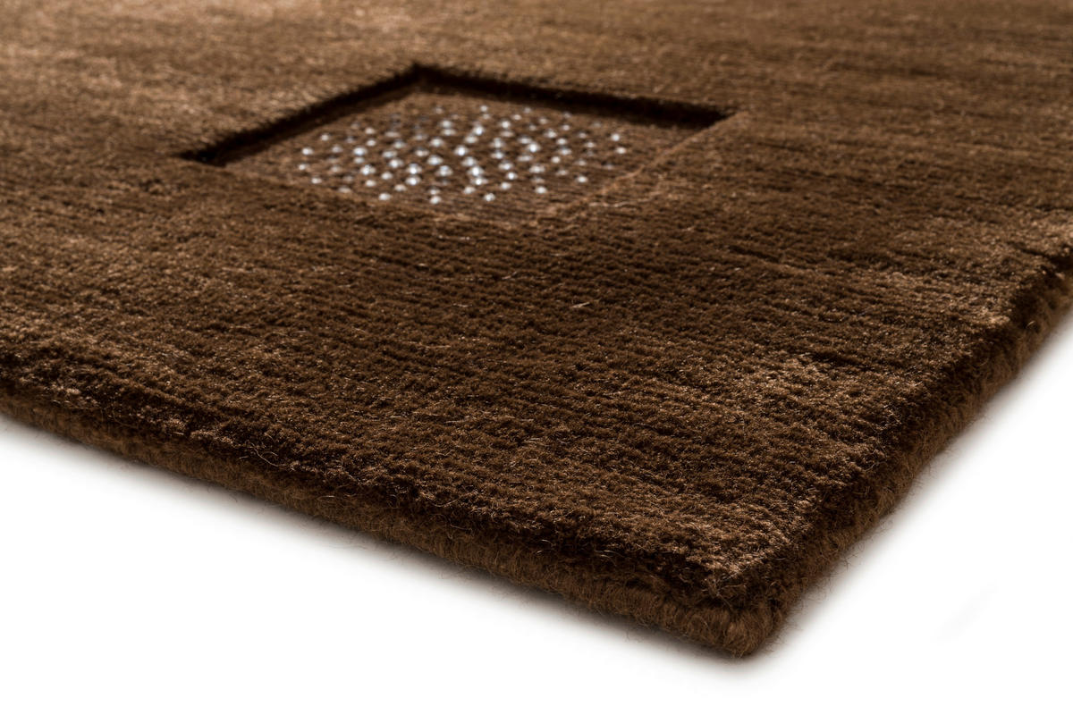 WOLLTEPPICH 170/240 cm Princess Svarowski Braun  - Braun, KONVENTIONELL, Textil (170/240cm) - Linea Natura