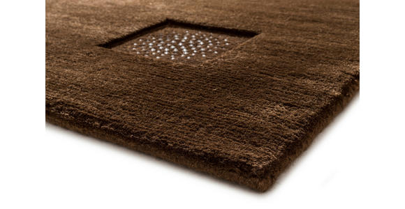 WOLLTEPPICH 170/240 cm Princess Svarowski Braun  - Braun, KONVENTIONELL, Textil (170/240cm) - Linea Natura