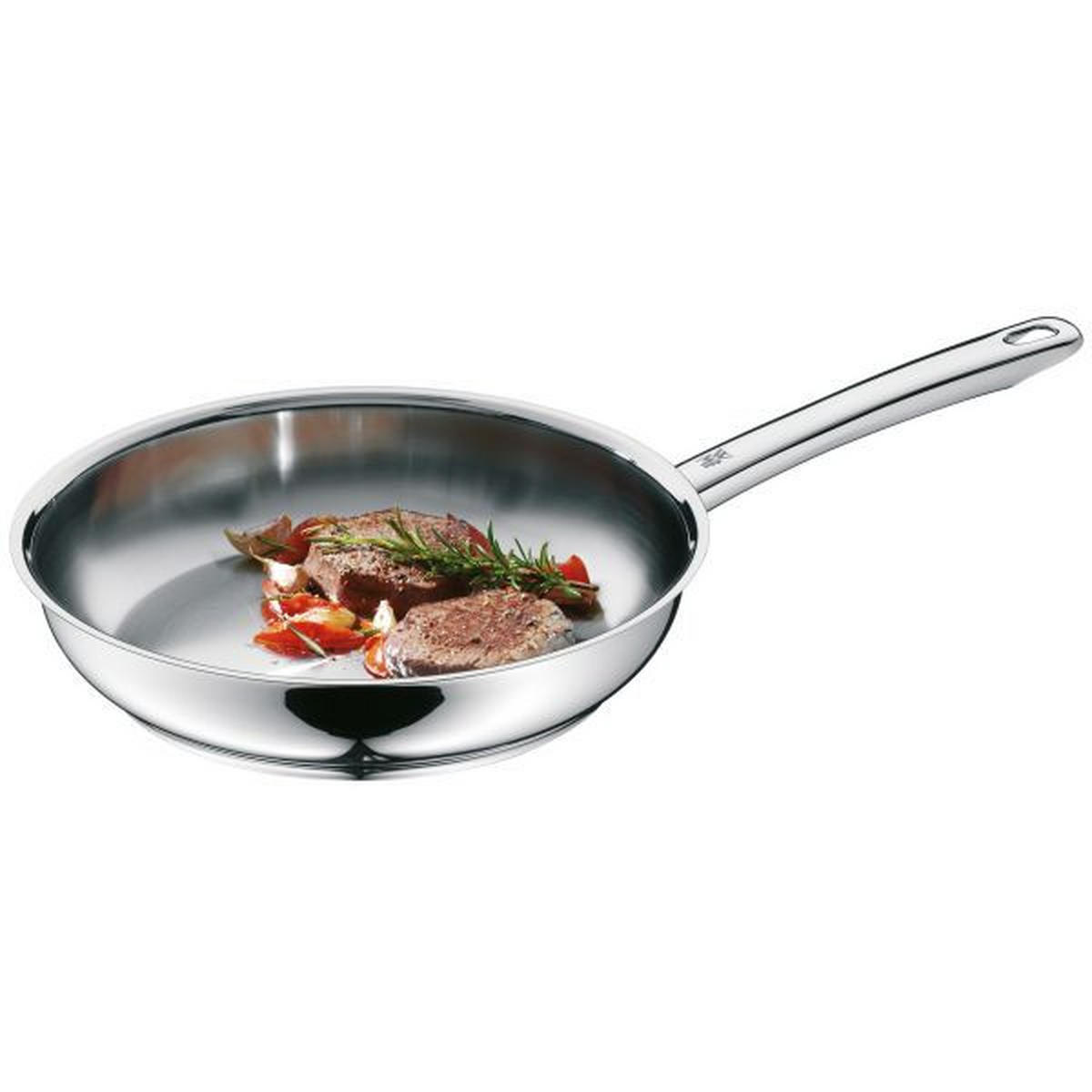PÁNEV NA SMAŽENÍ  24 cm  - barvy nerez oceli, Basics, kov (24cm) - WMF