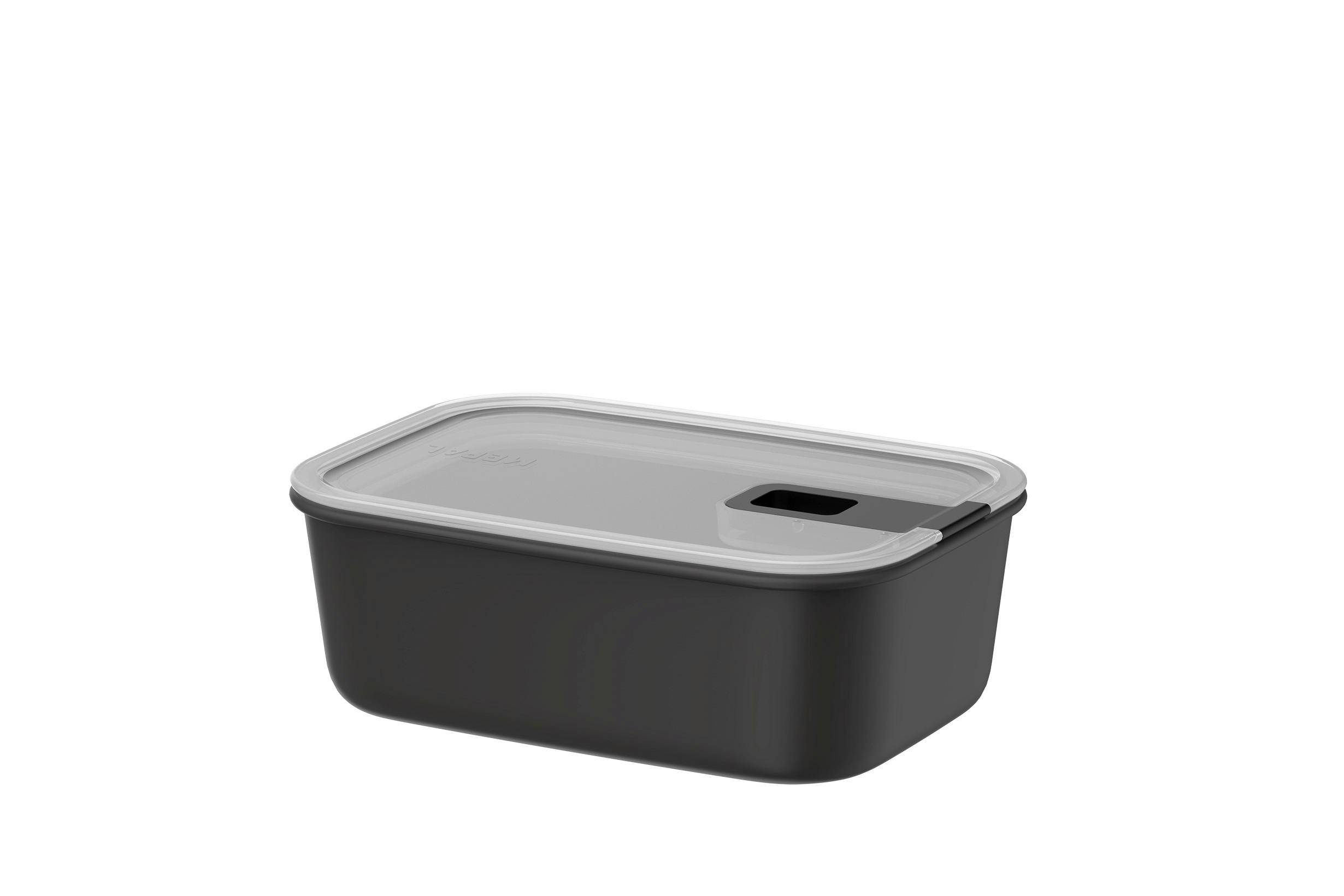 Mepal Frischhaltedose Easyclip Klar, Schwarz 11.9x7.0x16.7 cm