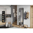 SCHUHSCHRANK 50/195/18 cm  - Anthrazit, Design, Glas/Holzwerkstoff (50/195/18cm) - Xora