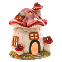 WINDLICHT - Rot/Creme, LIFESTYLE, Stein (27/26,5/36cm)