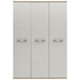 DREHTÜRENSCHRANK  in Eichefarben, Hellgrau  - Eichefarben/Hellgrau, KONVENTIONELL, Holz/Holzwerkstoff (138/203/61,5cm) - Venda