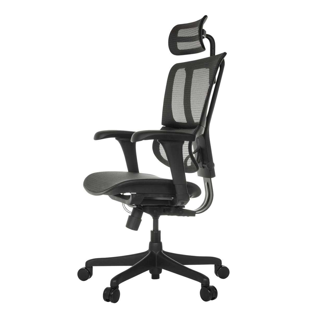 SNURRSTOL  i nät svart  - svart, Modern, textil/plast (69/112 - 134/63cm) - MID.YOU