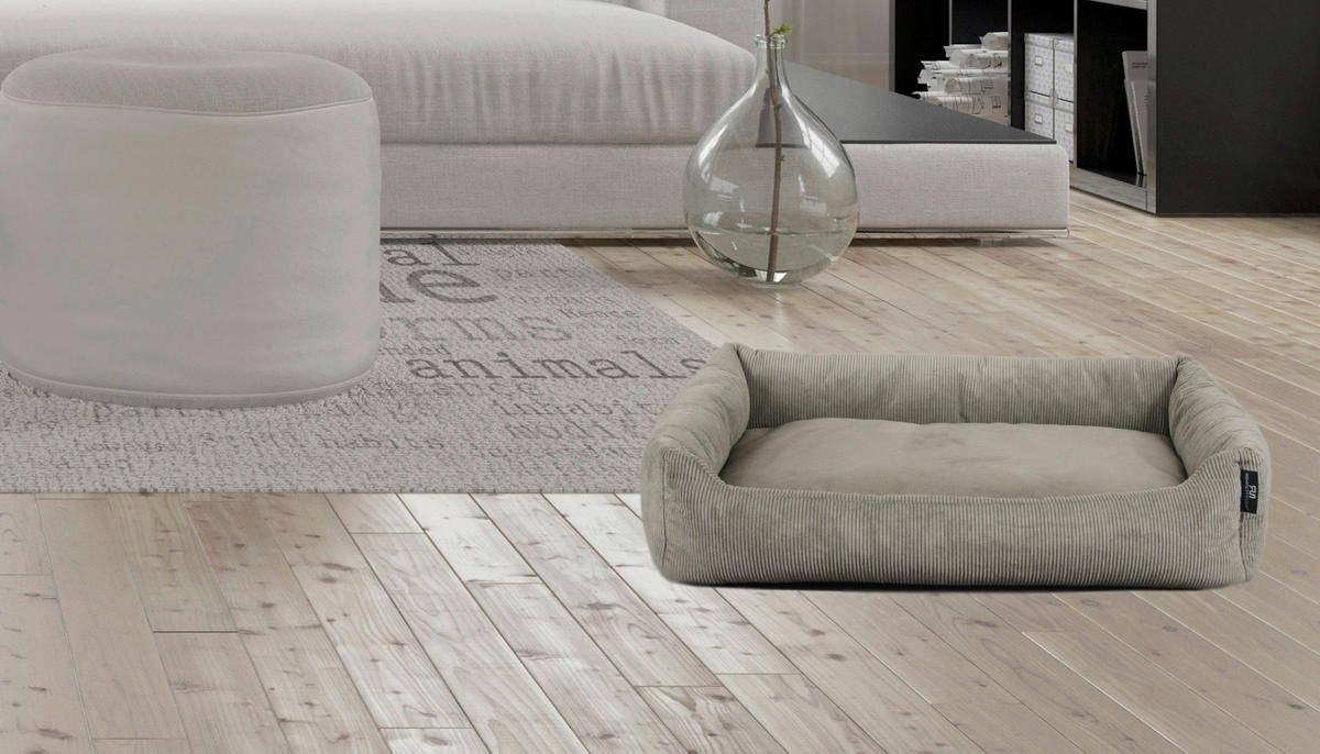 HUNDEKISSEN MILOW TAUPE - Taupe, KONVENTIONELL, Textil (70/49/15cm)