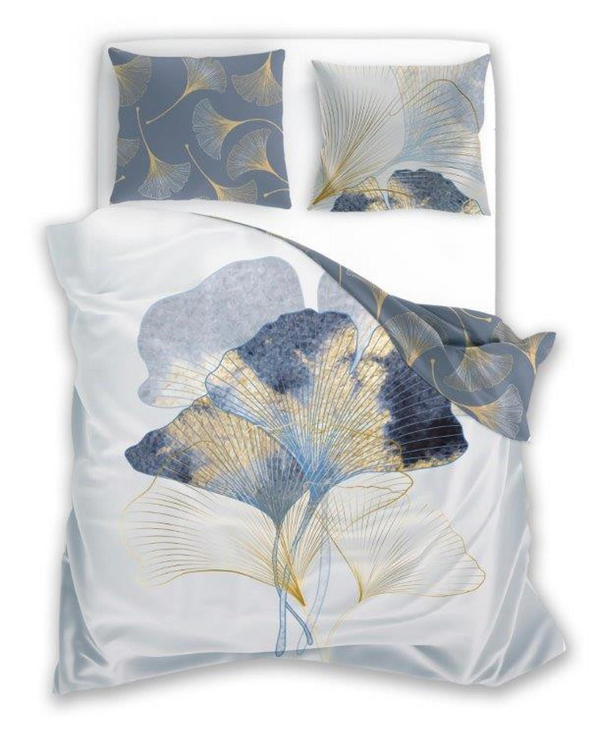 POSTELJINA SA DVA LICA 200/200 cm saten siva  - siva, Osnovno, tekstil (200/200cm) - Esposa