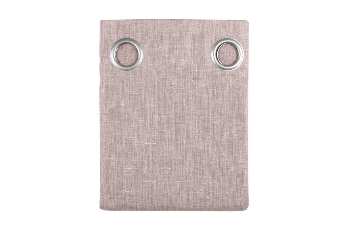 KONČANA ZAVESA     - svetlo roza, Basics, tekstil (140/260cm)