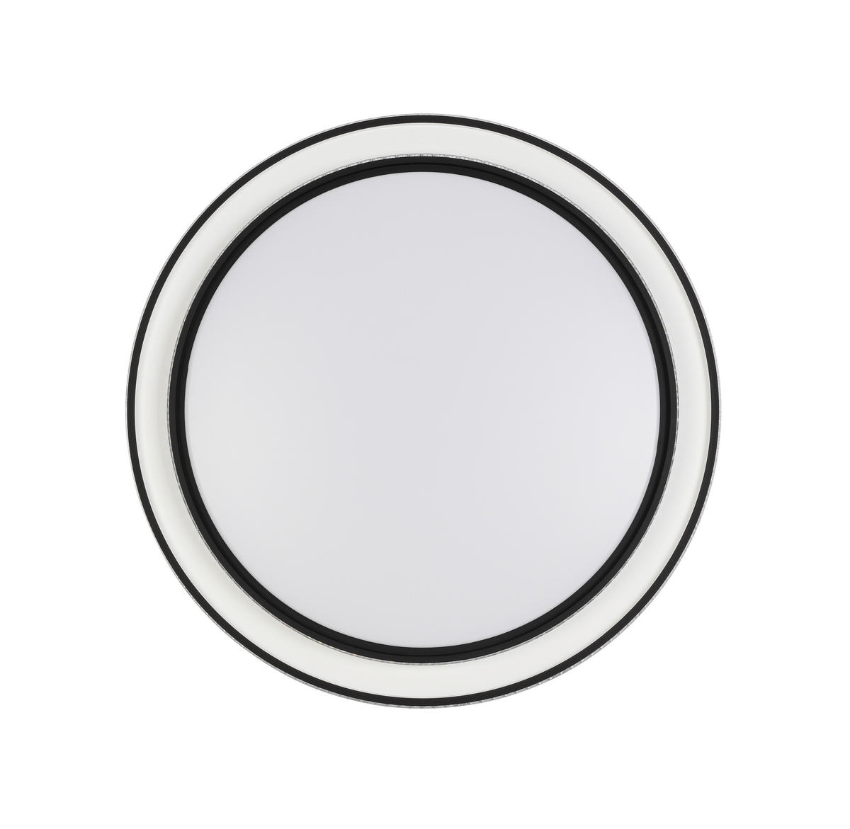 STROPNÉ LED SVIETIDLO, 41/9 cm  - čierna/biela, Basics, kov/plast (41/9cm) - Novel