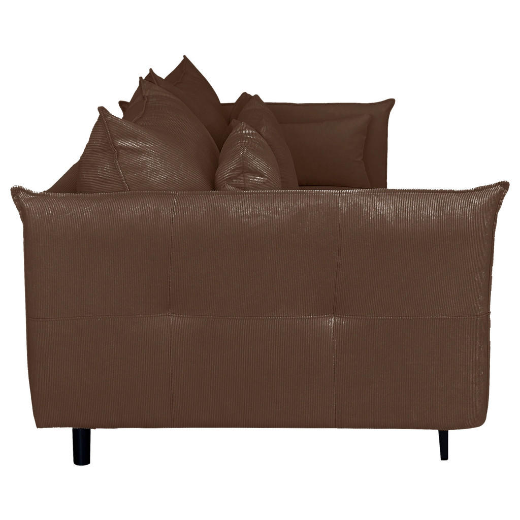 Thumbnail - Mid.you 2-Sitzer-Sofa, Braun, Textil, 3-Sitzer, Füllung: Polyurethan (PUR),Polyurethan (PUR),Polyurethan (Pur), 262x91x1...