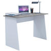 SCHREIBTISCH 110/50/74 cm  in Weiss, Sonoma Eiche  - Weiss/Sonoma Eiche, Basics, Holzwerkstoff (110/50/74cm) - MID.YOU