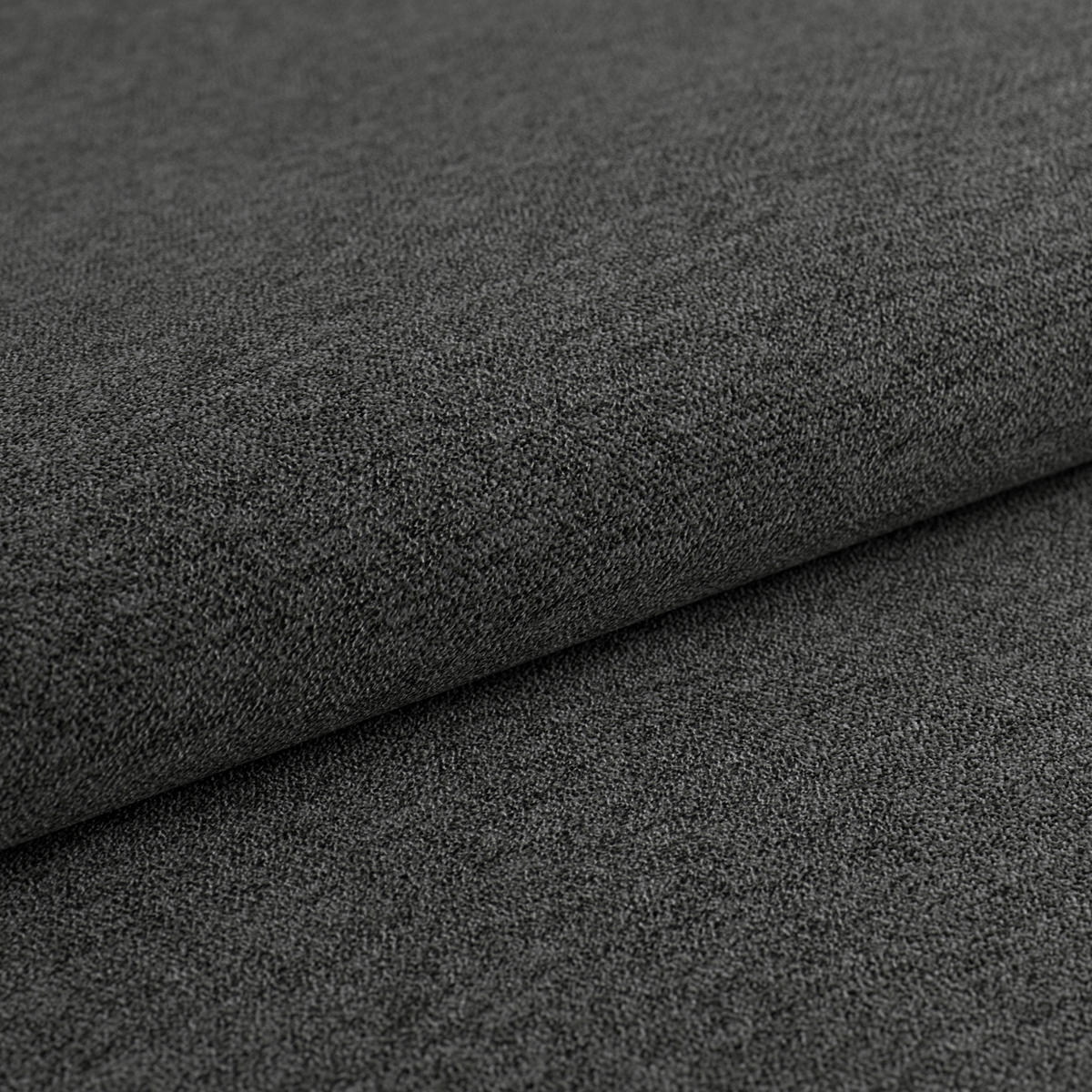 ECKBANK 185/150 cm Webstoff Schwarz   - Eichefarben/Schwarz, KONVENTIONELL, Textil (185/150cm)
