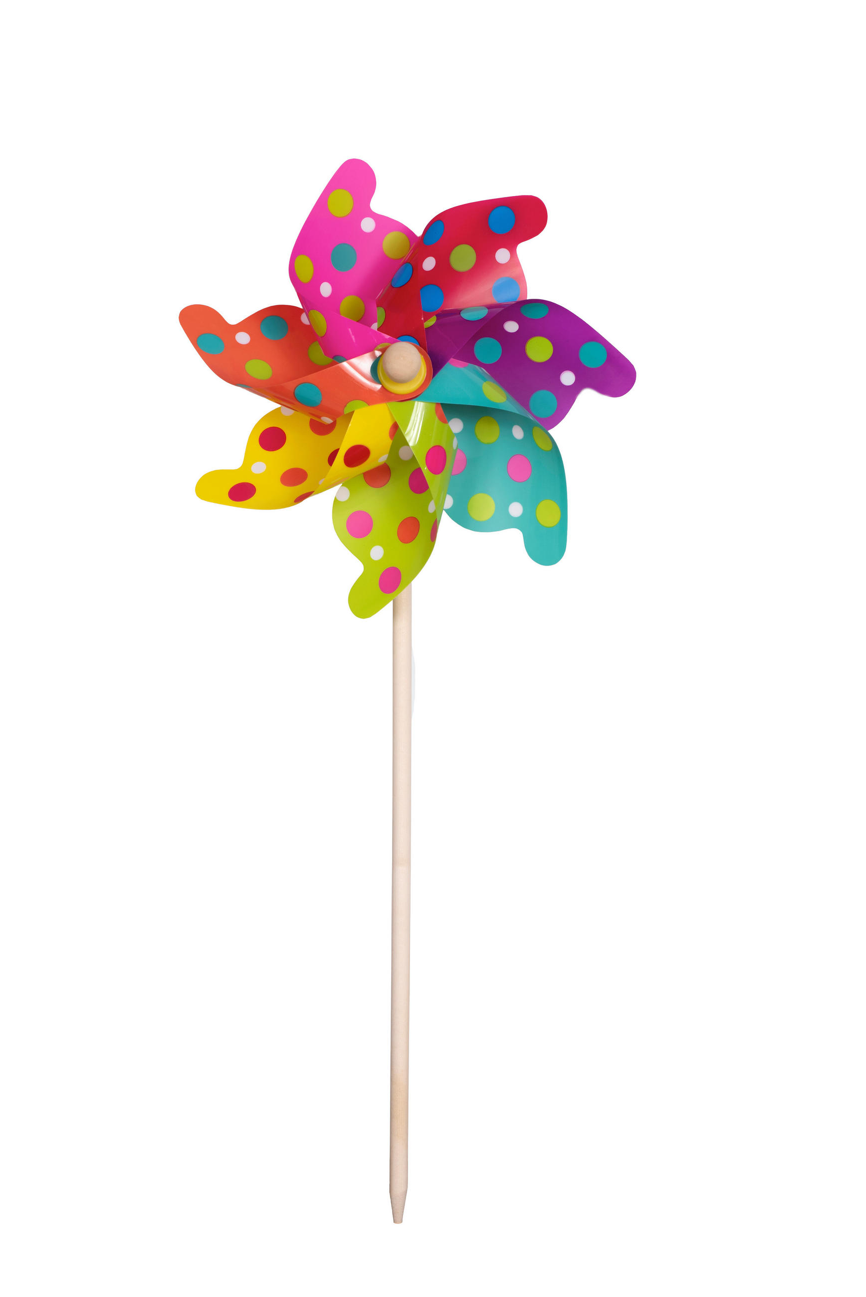 VETERNÉ KOLESO - viacfarebná, Konventionell, drevo/plast (22/55cm)