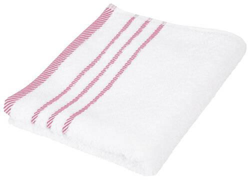 UTERÁK, 70/130 cm, ružová, biela - biela/ružová, Konventionell, textil (70/130cm) - Esposa