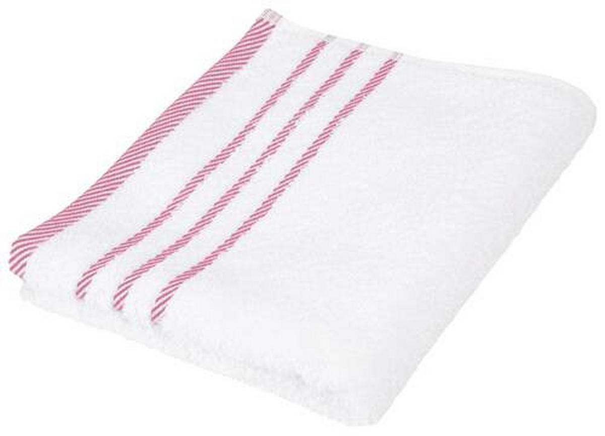 UTERÁK, 70/130 cm, ružová, biela - biela/ružová, Konventionell, textil (70/130cm) - Esposa