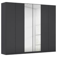 FALTTÜRENSCHRANK in Dunkelgrau  - Dunkelgrau, Holzwerkstoff (271/229/54cm) - Boxxx