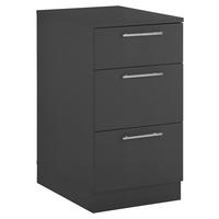 MEHRZWECKSCHRANK 50/93/68 cm  in Anthrazit  - Chromfarben/Anthrazit, Design, Holzwerkstoff/Kunststoff (50/93/68cm)