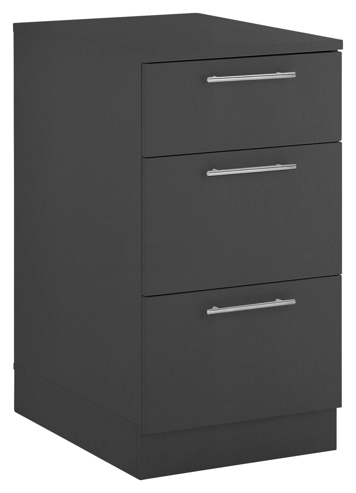 MEHRZWECKSCHRANK 50/93/68 cm  in Anthrazit  - Chromfarben/Anthrazit, Design, Holzwerkstoff/Kunststoff (50/93/68cm)