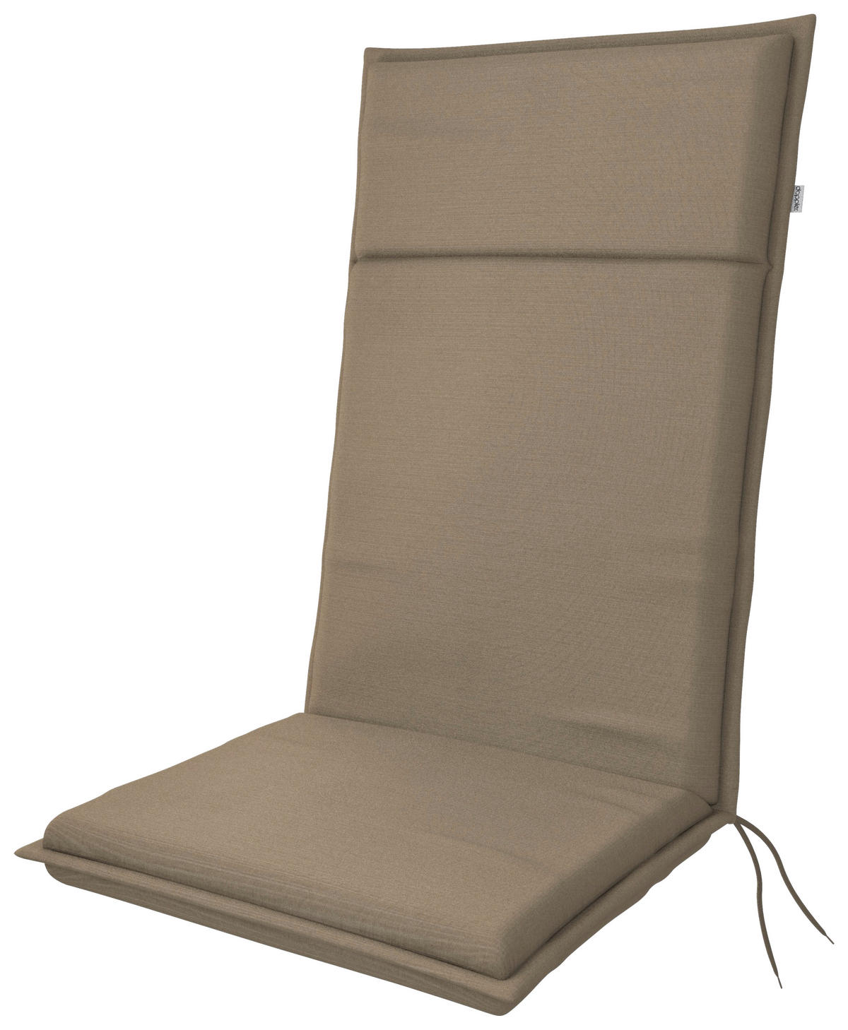 PODLOŽKA NA ŽIDLI, 119/48/6 cm - šedá, Basics, textil (119/48/6cm) - Doppler