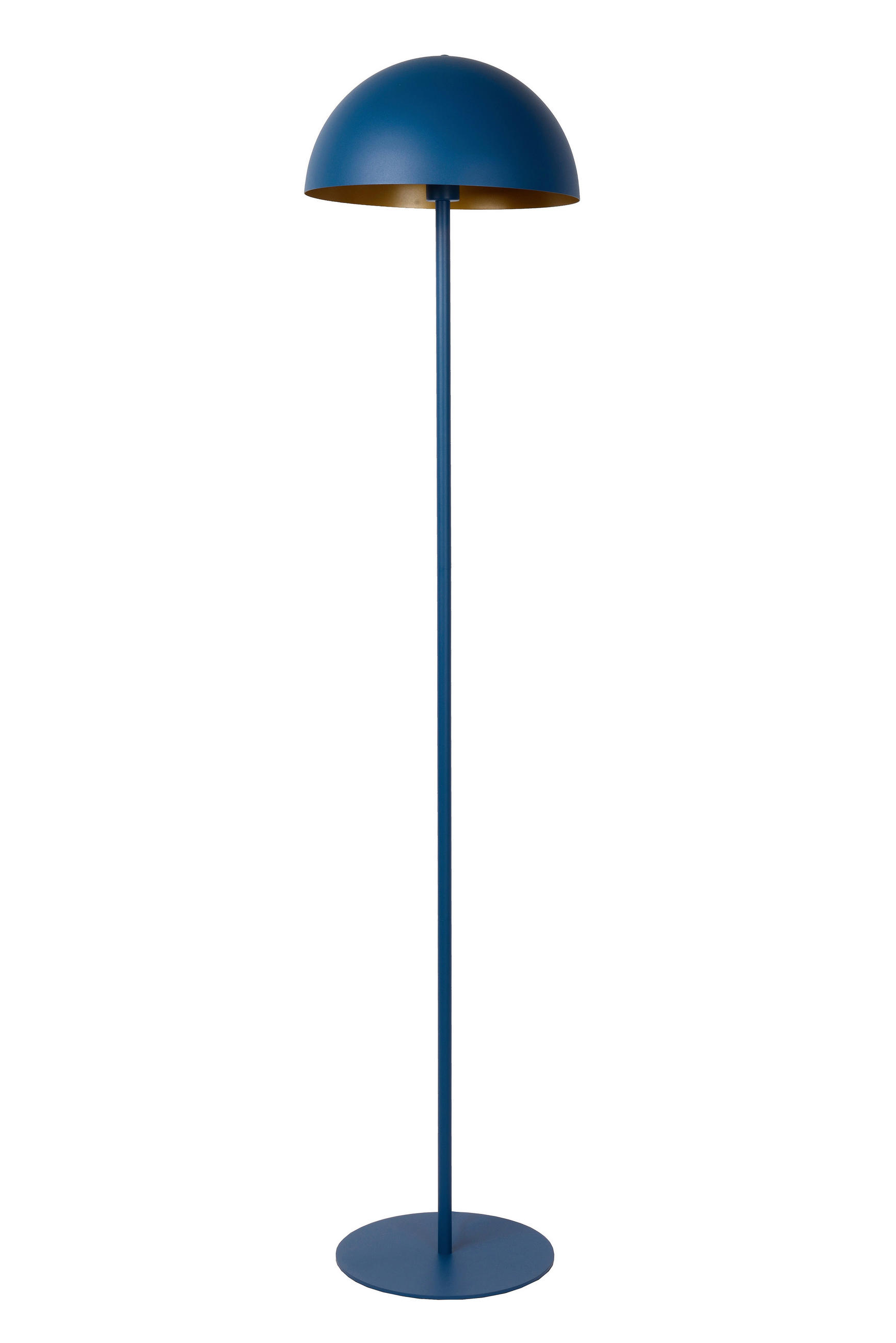 STEHLEUCHTE 160/35 cm    - Blau/Messingfarben, Design, Metall (160/35cm) - Lucide
