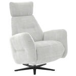 RELAXSESSEL in Textil Ecru  - Ecru/Schwarz, Design, Textil/Metall (78/113/90cm) - Dieter Knoll