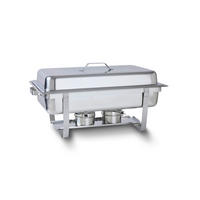 CHAFING-DISH  - Edelstahlfarben, Basics, Metall (60/36/27,8cm) - Homeware Profession.