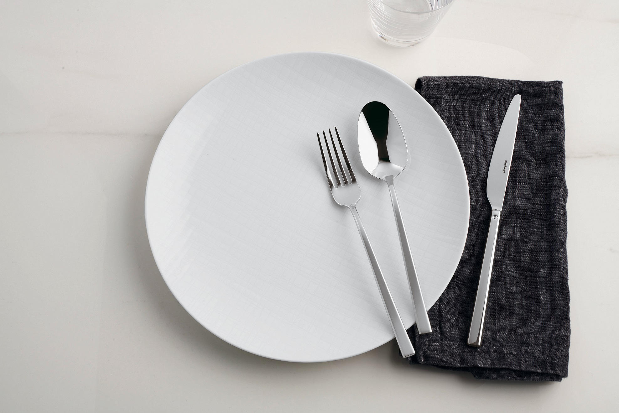 SET PRIBORA ZA JELO  24-dijelni     Rock  - Basics, metal (40/30/10cm) - Sambonet