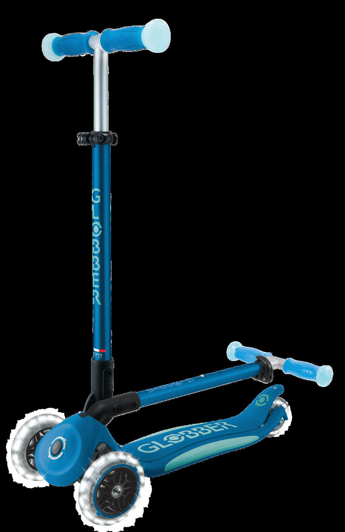 KINDERSCOOTER  - Petrol, Basics, Kunststoff (57,5/28/82.5cm) - GLOBBER