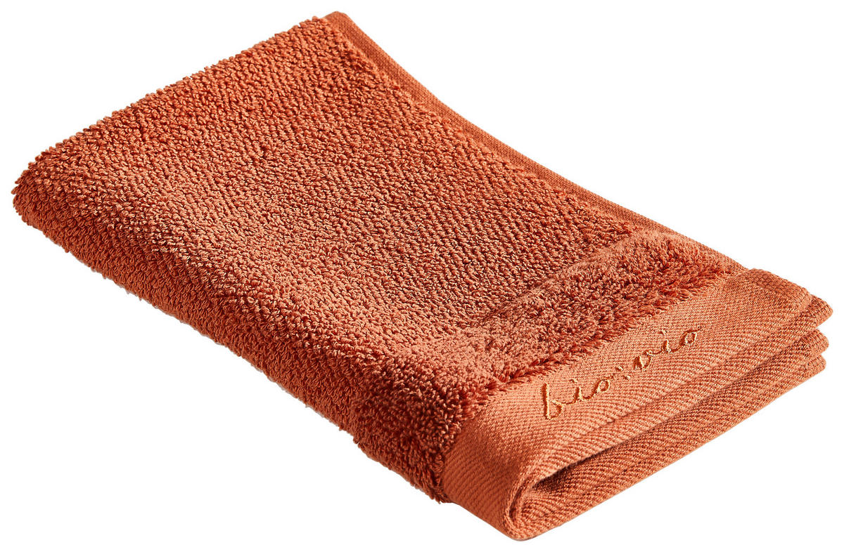 VENDÉGTÖRÖLKÖZŐ 30/50 cm terrakotta  - terrakotta, Natur, textil (30/50cm) - Bio:Vio