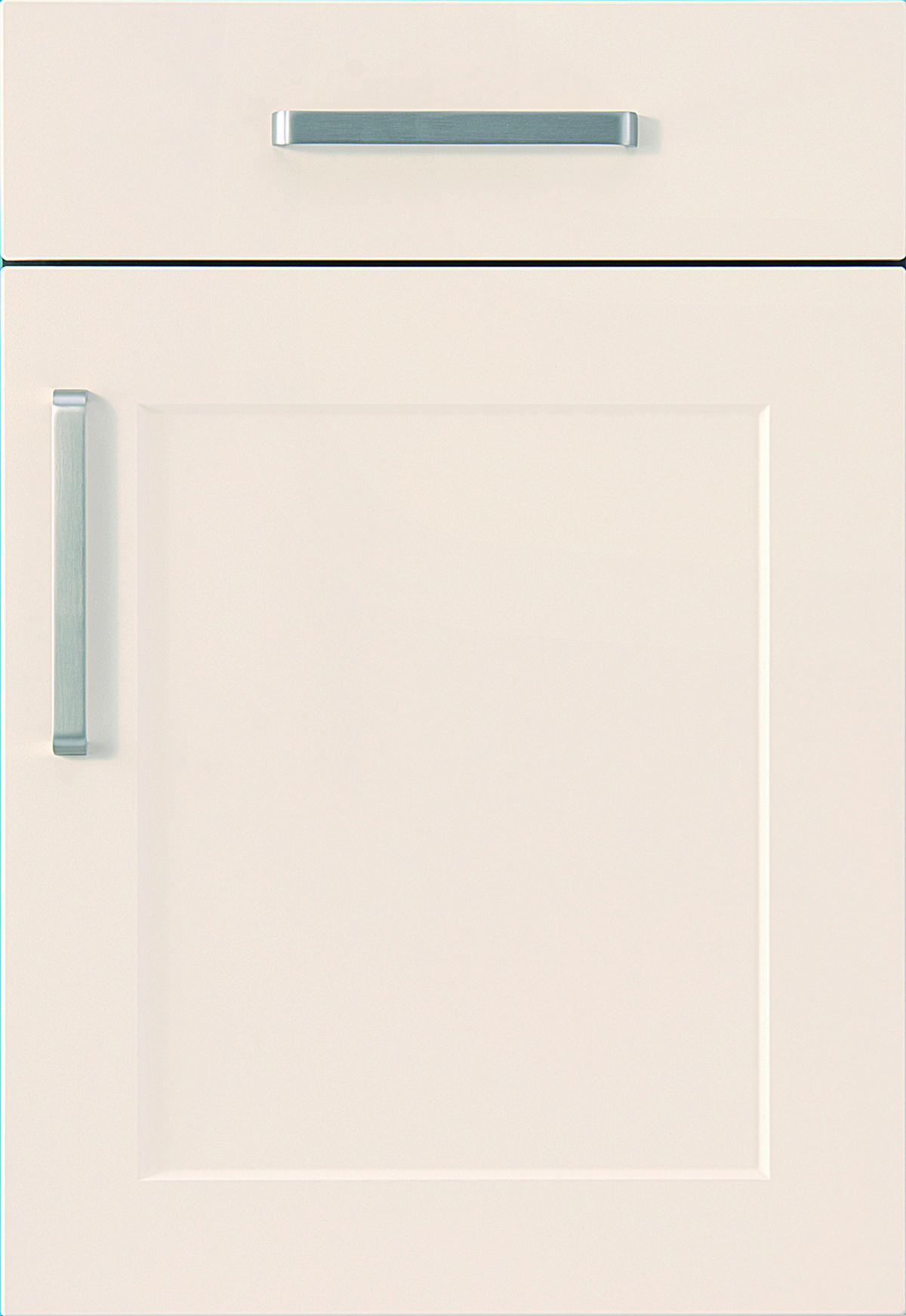 ECKKÜCHE 290,0/185,4 cm  in Magnolie  - Eichefarben/Magnolie, Basics, Glas/Holzwerkstoff (290,0/185,4cm) - Impuls
