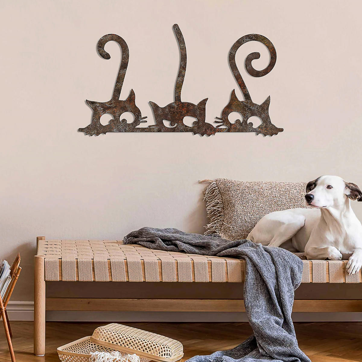 METALLBILD  - Bronzefarben, Basics, Metall (33/60cm)