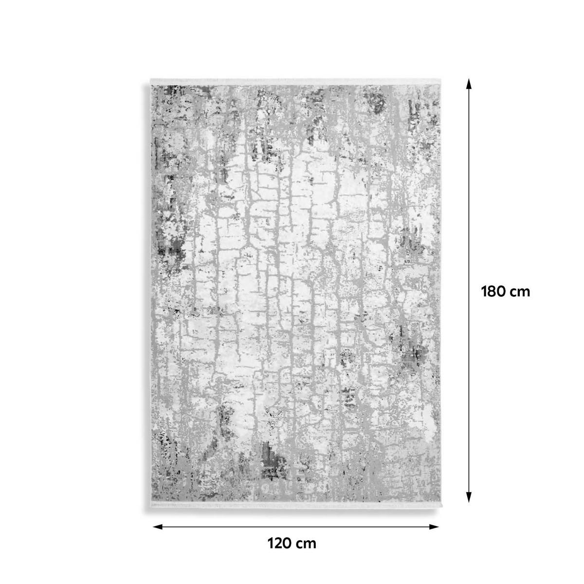 VINTAGE-TEPPICH 120/180 cm Akropolis Grau, Rosa  - Rosa/Grau, Design, Textil (120/180cm) - Kayoom