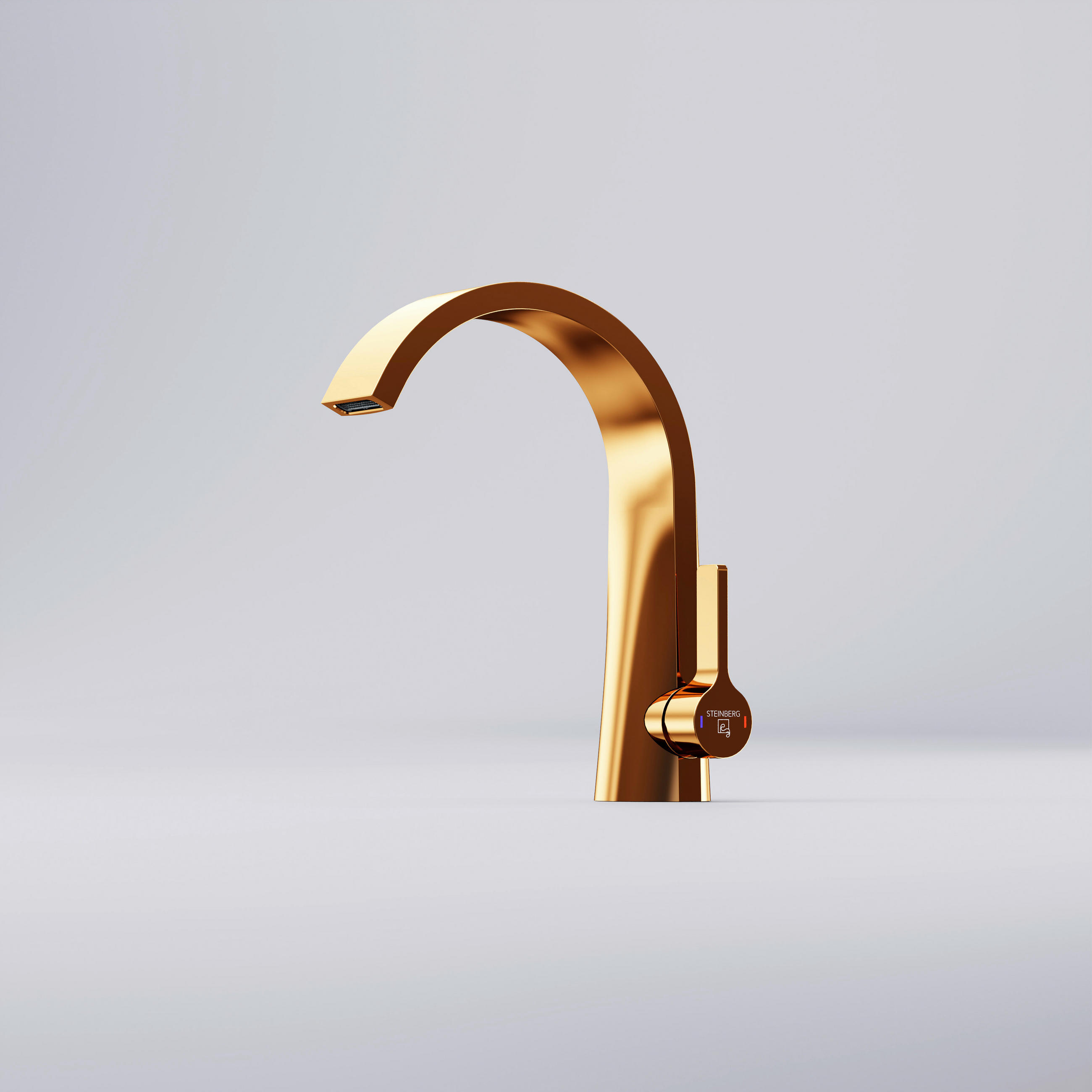 WASCHTISCHARMATUR 260 1010 RG  - Roségold, MODERN, Metall (5,8/22,6/18,6cm)