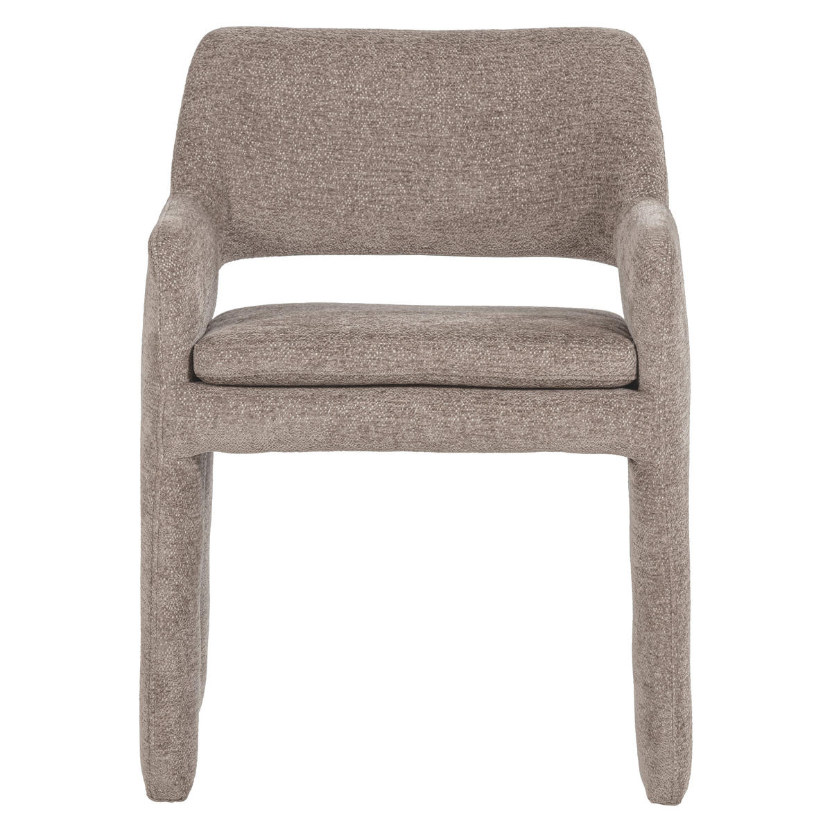 ARMLEHNSTUHL   Chenille  Taupe  - Taupe, MODERN, Textil (57/78/56cm) - Livetastic