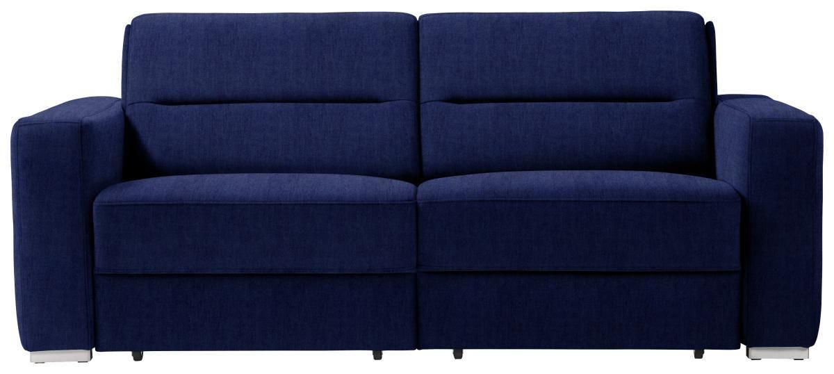 SCHLAFSOFA in Dunkelblau  - Dunkelblau, KONVENTIONELL, Textil/Metall (202/86/92cm) - Sedda
