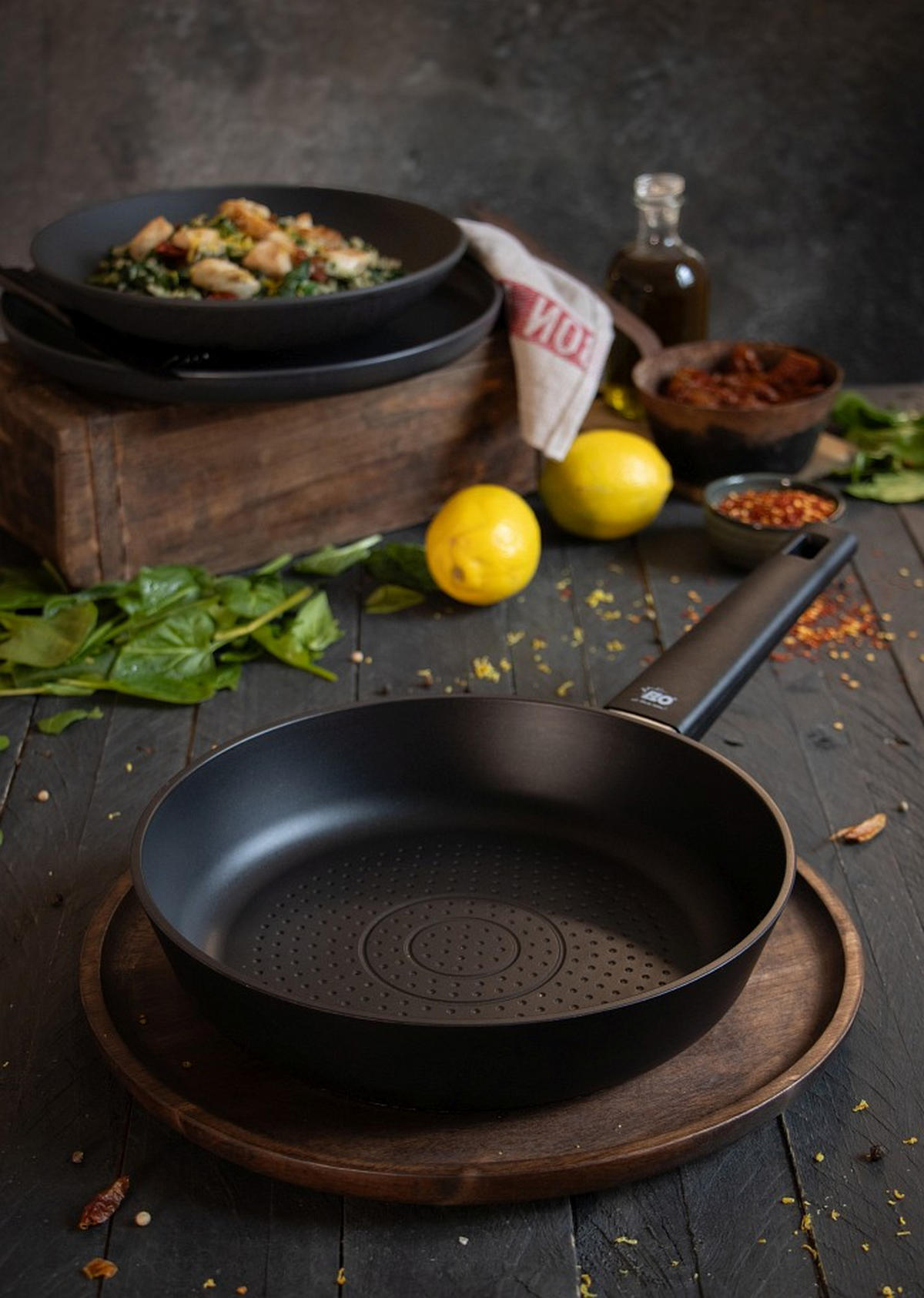 BRATPFANNE Smart Wave 24 cm  - Schwarz, Basics, Metall (24cm) - ELO