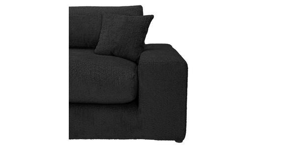 BIGSOFA Struktur, Bouclé Anthrazit  - Greige/Anthrazit, MODERN, Kunststoff/Textil (240/76/125cm) - Landscape