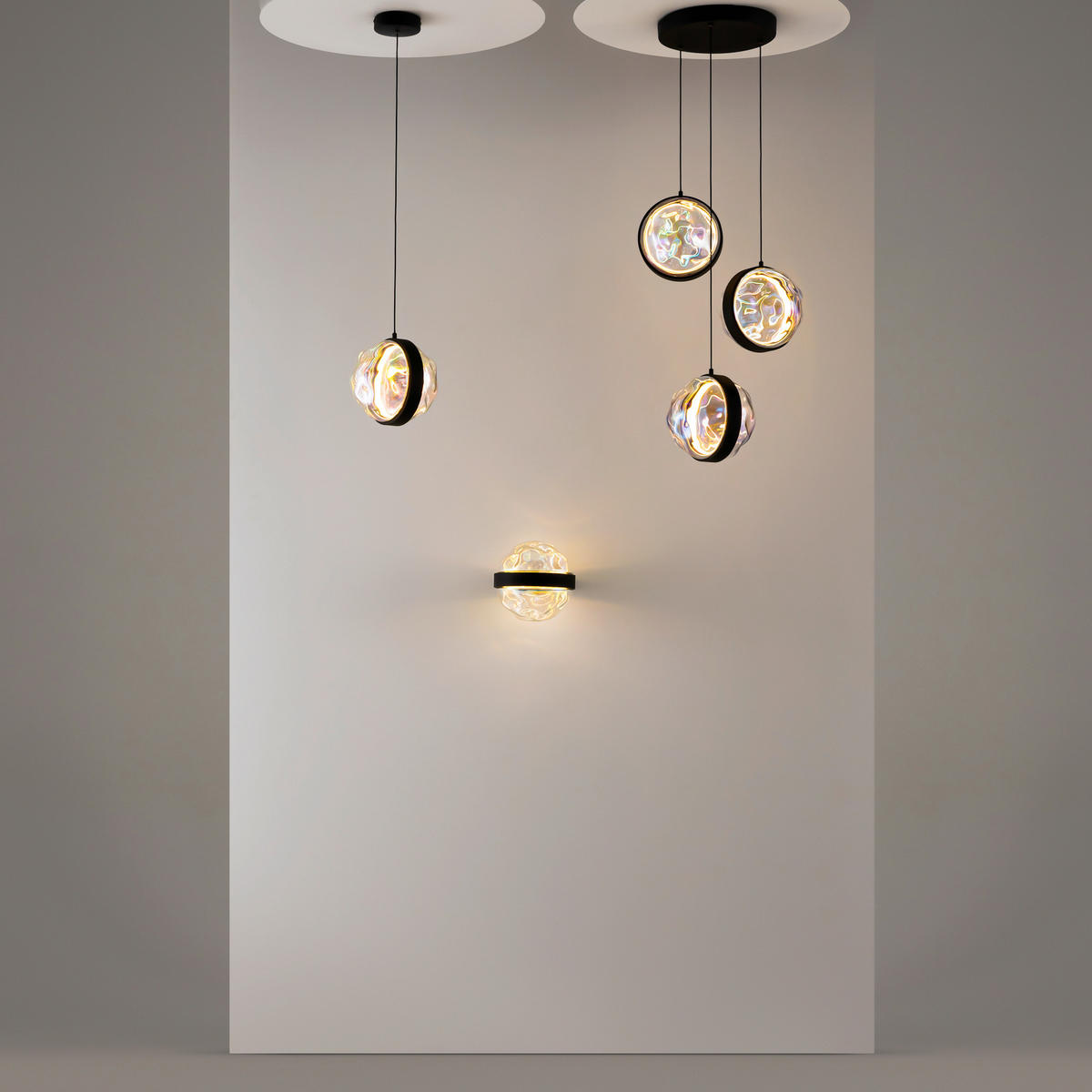 PENDELLAMPA Misterio 18/319 cm  - svart, Design, metall (18/319cm) - MAYTONI