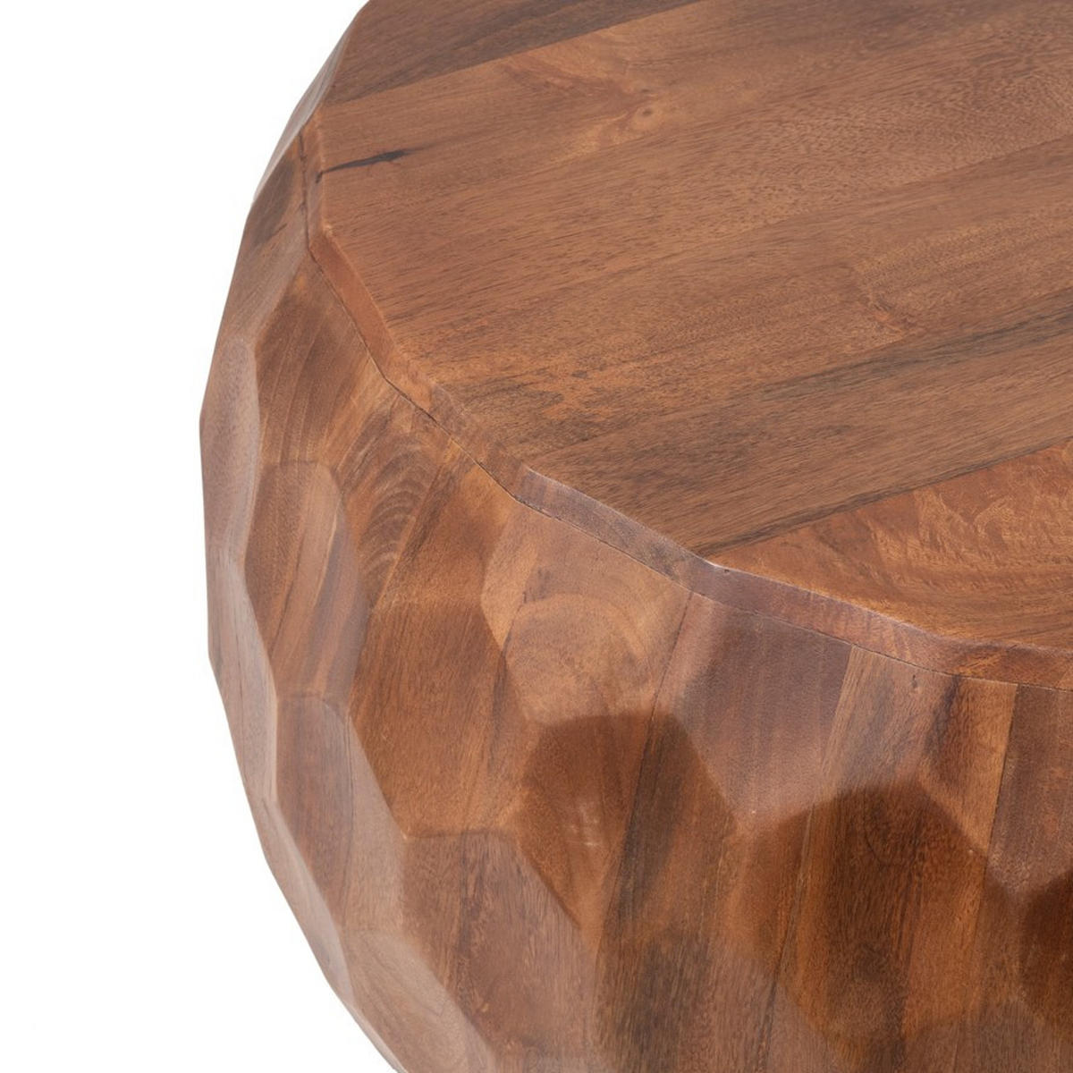 COUCHTISCH Mangoholz vollmassiv 80/38/80 cm Honig  - Honig, KONVENTIONELL, Holz (80/38/80cm) - Livetastic