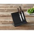 MESSERBLOCK Eisen  - Schwarz, Basics, Kunststoff/Metall (27/20/13,5cm) - Homeware Profession.